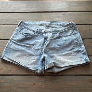 Light Wash Denim Shorts